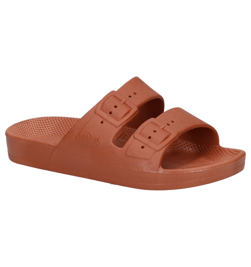 Freedom Moses Toffee Nu-pieds en Orange en synthétique (289631)