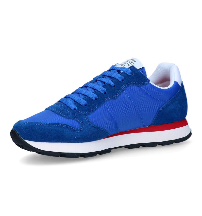 Sun 68 Tom Solid Blauwe Sneakers voor heren (322368) - geschikt voor steunzolen