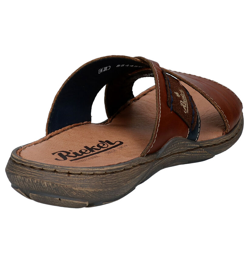 Rieker Bruine Slippers voor heren (354817)
