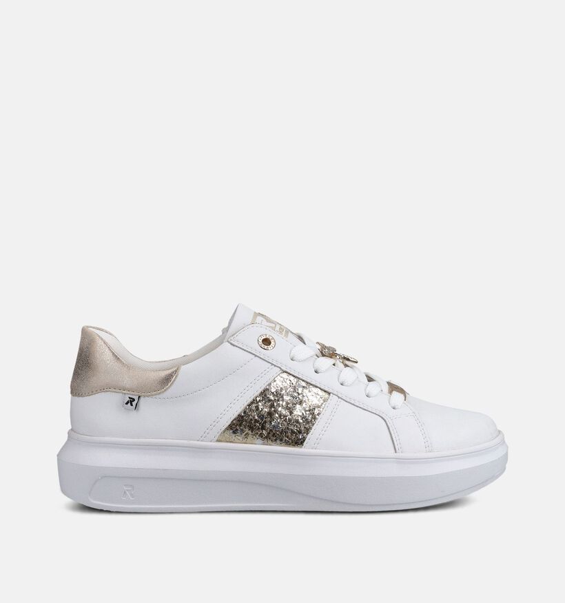 Rieker Witte Sneakers voor dames (367725) - geschikt voor steunzolen