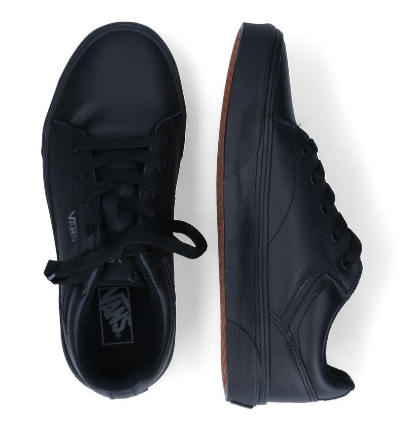 Vans Seldan Baskets de skate en Noir pour garçons (327929)