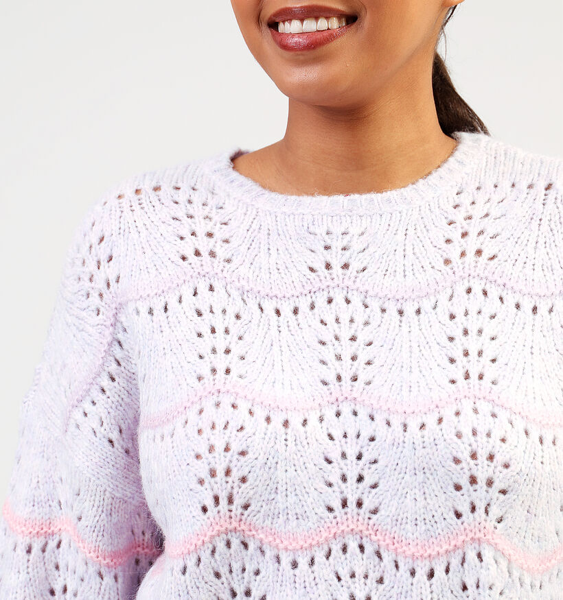 Vero Moda Hatty Lila Gebreide trui voor dames (352322)