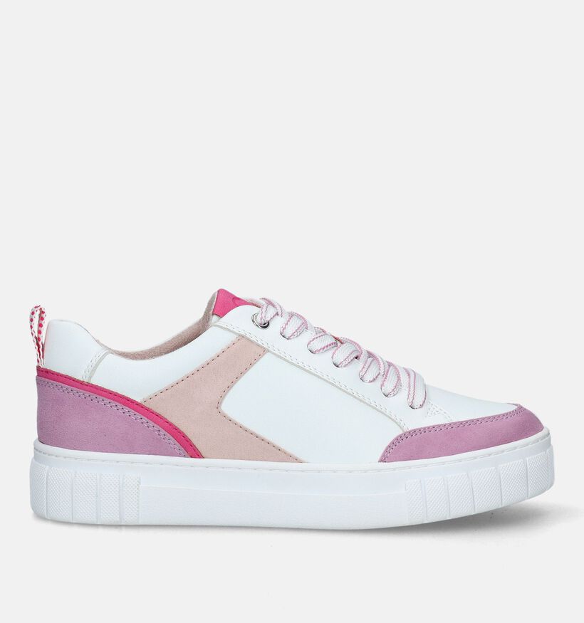 Marco Tozzi Witte Plateau Sneakers voor dames (335835) - geschikt voor steunzolen