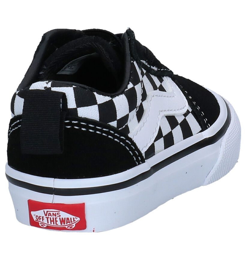 Vans Ward Slip On Zwarte Sneakers voor jongens (303076)