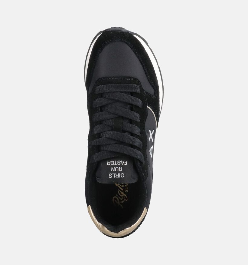 Sun68 Ally Silver Gold Zwarte Sneakers voor dames (379718) - geschikt voor steunzolen