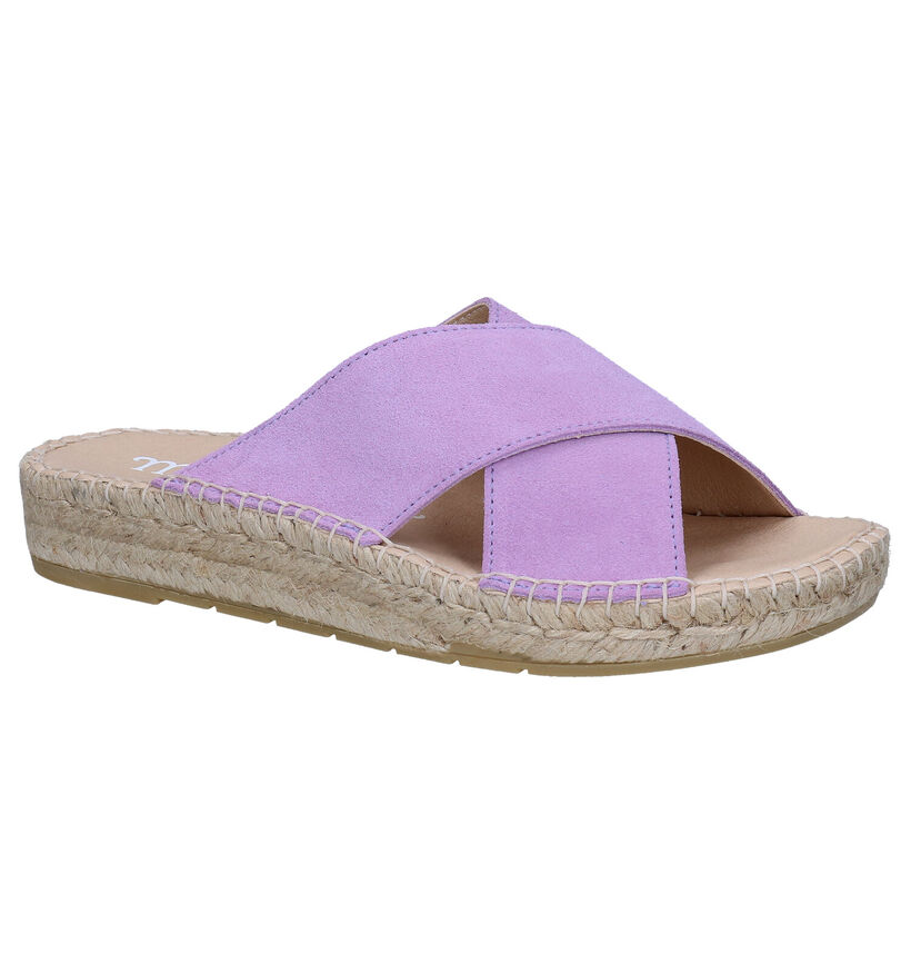 Macarena Bety Mules en Lila en nubuck (298965)