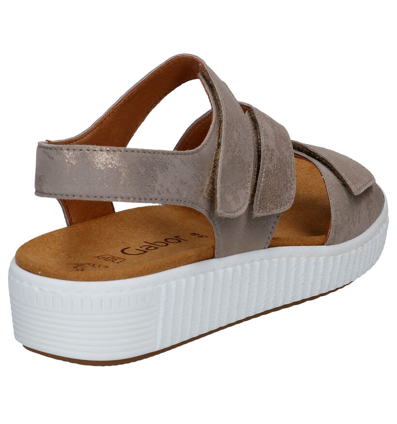 Gabor Best Fitting Bronzen Sandales en Bronze en nubuck (271739)