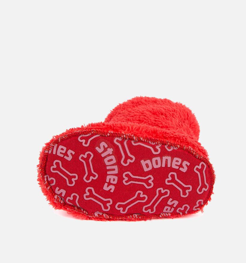 STONES and BONES Cozy Pantoufles en Rouge pour filles, garçons (345838)