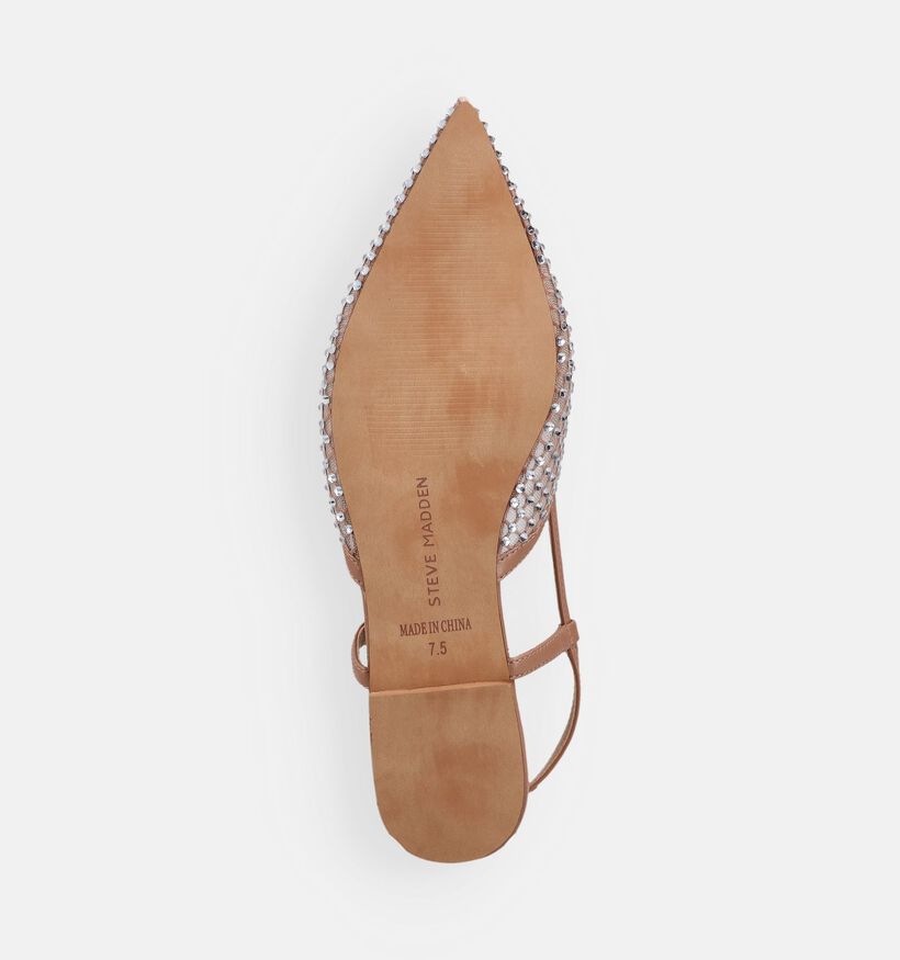 Steve Madden Slingshot Ballerines Slingback en Camel pour femmes (372082)
