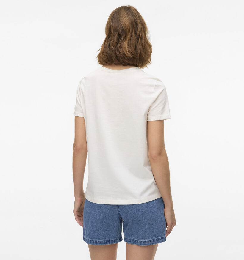 Vero Moda Ella Wit T-shirt voor dames (360077)