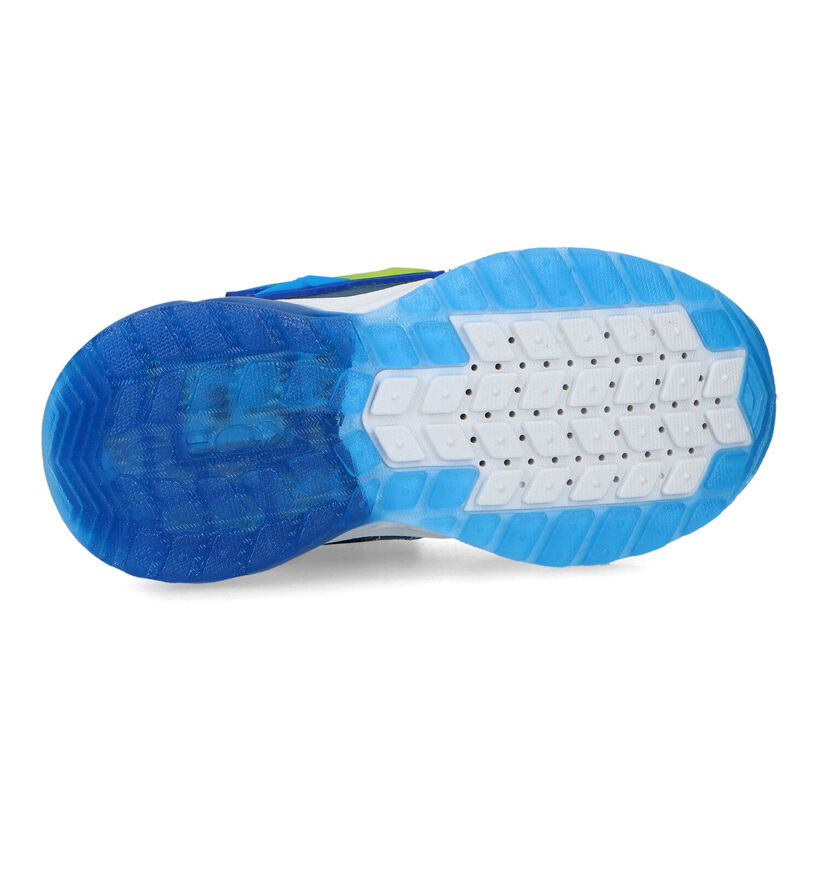 Geox Spaziale Blauwe Velcroschoenen in kunstleer (326631)