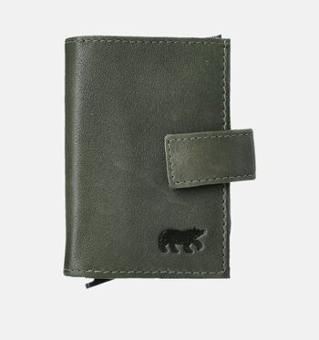 Bear Design Portemonnees Zwart/Geel/Cognac/Bruin/Rood/Groen