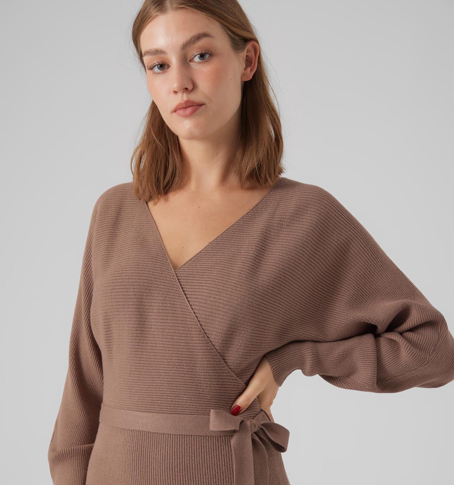 Vero Moda Holly Robe Bruine Kort Kleedje Dames Kleedjes Online op TORFS.BE