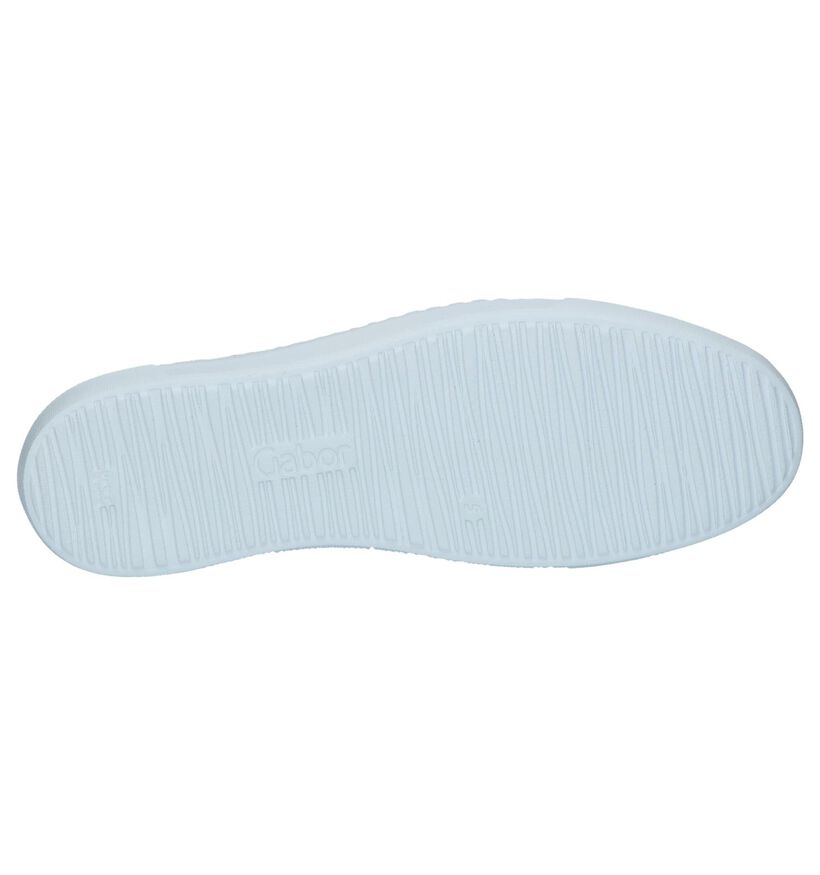 Gabor Best Fitting Chaussures à lacets en Taupe en cuir (245415)