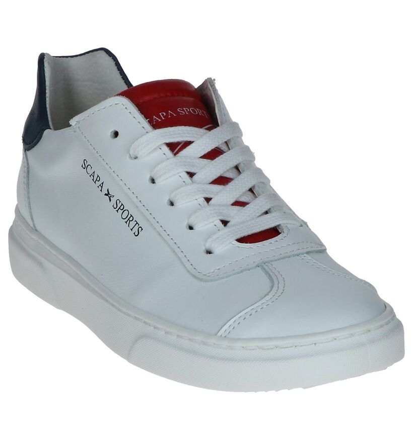 Scapa Chaussures basses en Blanc en cuir (247293)