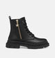 Geox Karsyn Girl Zwarte Boots met Veter en Rits voor meisjes (377736)