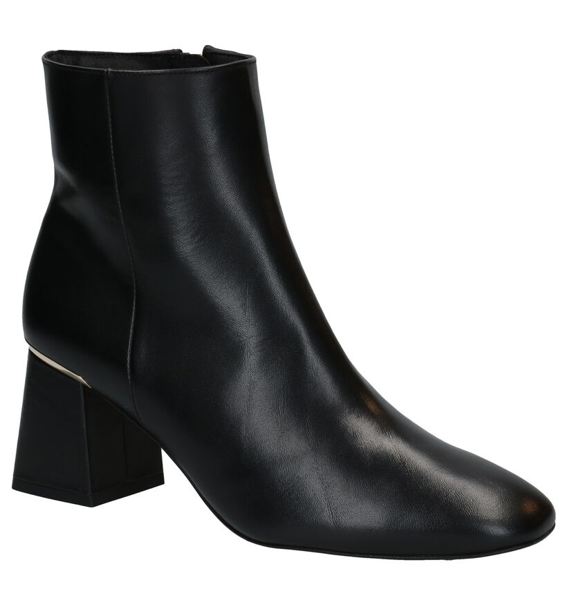 Ted Baker Squarel Bottillons en Noir en cuir (280421)