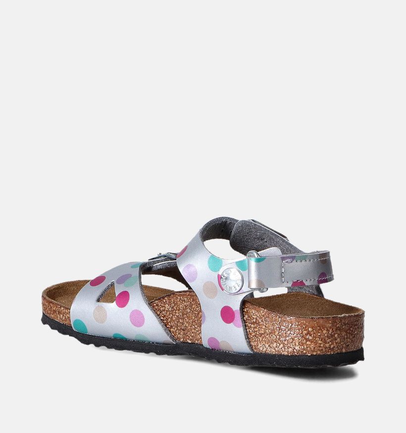 Birkenstock Rio Zilveren Sandalen voor meisjes (352406)