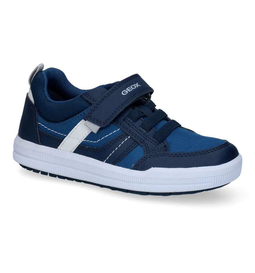 Geox Arzach Blauwe Sneakers in stof (302605)