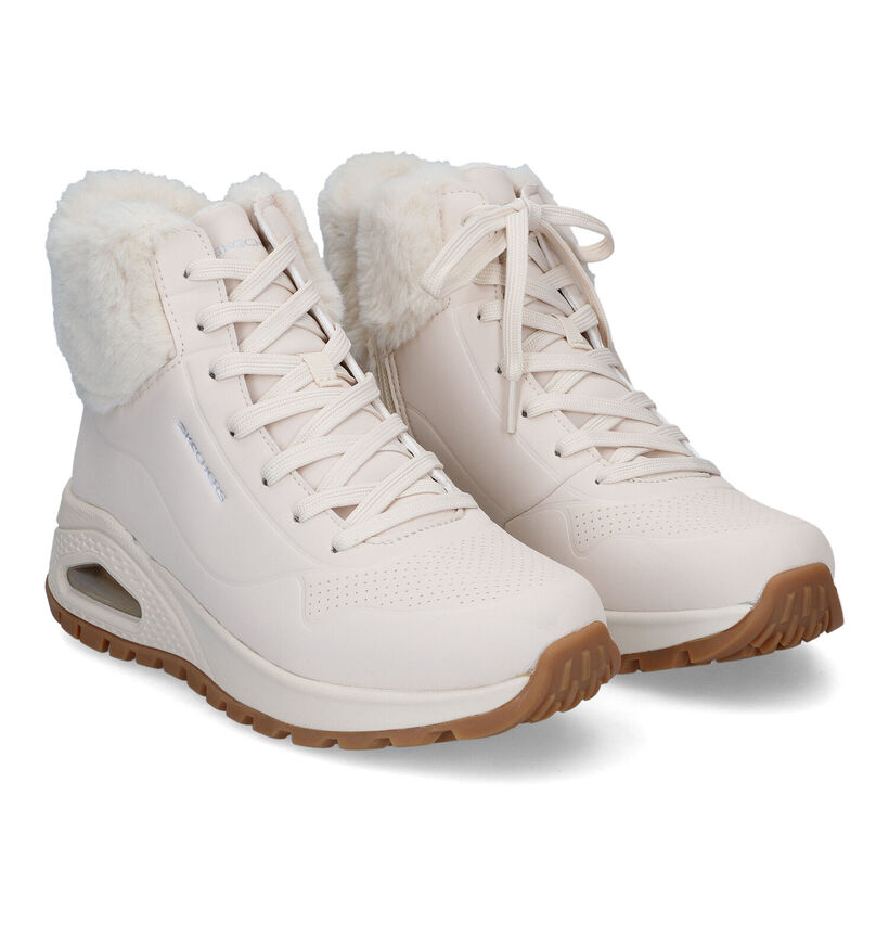 Skechers Uno Rugged Fall Air Baskets en Écru pour femmes (345125)