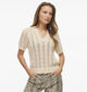 Vila Toto Beige Cable trui voor dames (351791)