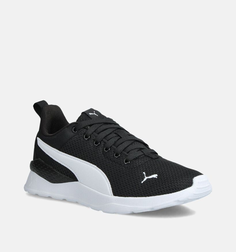 Puma Anzarun Lite Baskets basses en Noir/Blanc pour filles, garçons (359222) - pour semelles orthopédiques