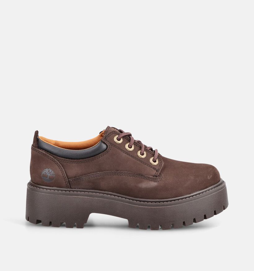 Timberland Stone Street Chaussures &agrave; lacets en Marron pour femmes (376191) - pour semelles orthop&eacute;diques