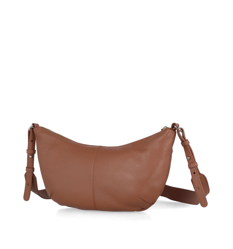 Crinkles Sac porté croisé en Cognac pour femmes (324983)