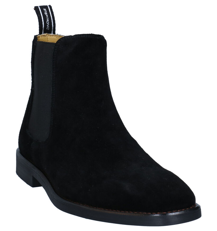 Steptronic Mayfair Bruine Chelsea Boots in nubuck (281382)