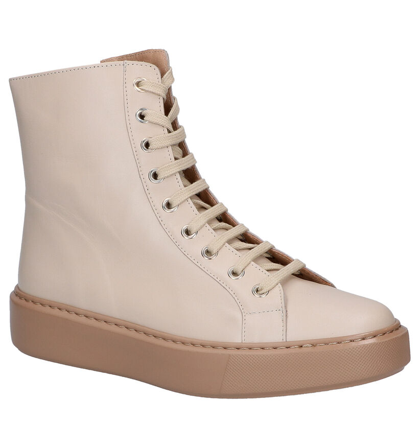 KMB Beige Bottines in leer (298922)