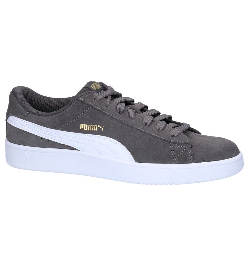 Puma Baskets basses en Noir en cuir (252600)