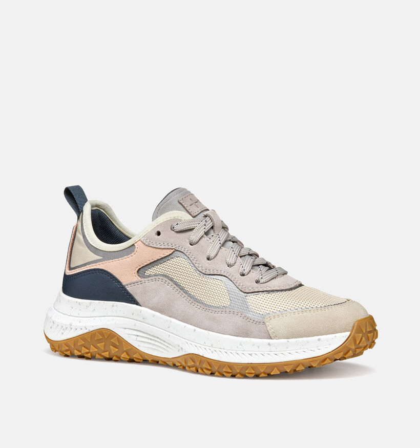Geox Oliviera Grip Baskets en Gris pour femmes (353789) - pour semelles orthopédiques