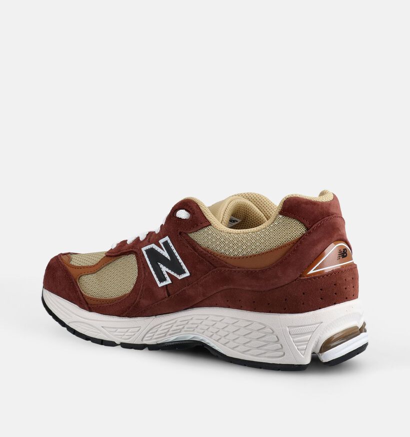 New Balance 2002 Baskets en Marron pour hommes (375120) - pour semelles orthop&eacute;diques