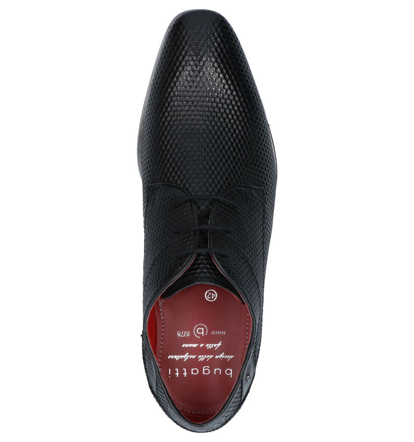Bugatti Chaussures habillées en Noir en cuir (265947)