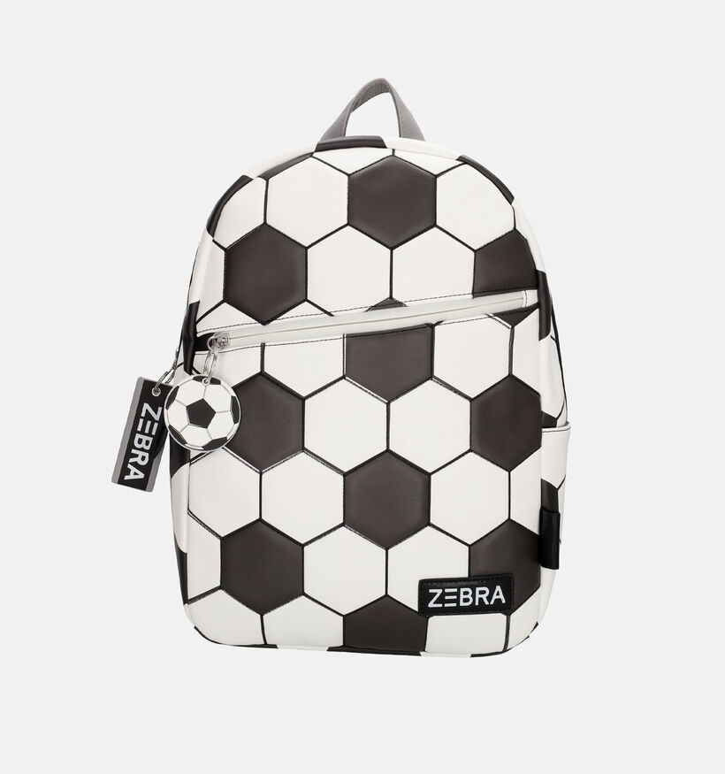 ZEBRA Soccer Sac à dos en Blanc/Noir pour garçons (365079)