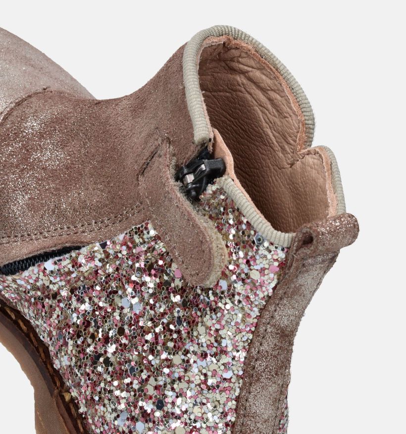 Pom d'Api Trip Back Beige Hoge schoenen voor meisjes (347829)