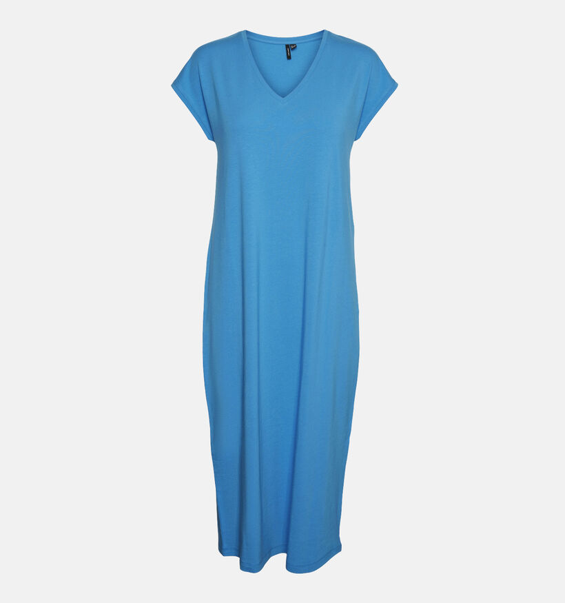 Vero Moda Barbara Blauwe T-shirt jurk voor dames (337306)