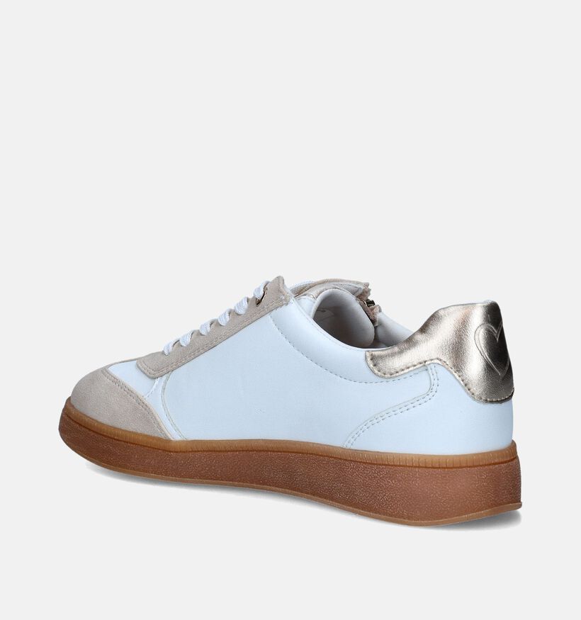 Marco Tozzi Witte Sneakers voor dames (352528) - geschikt voor steunzolen