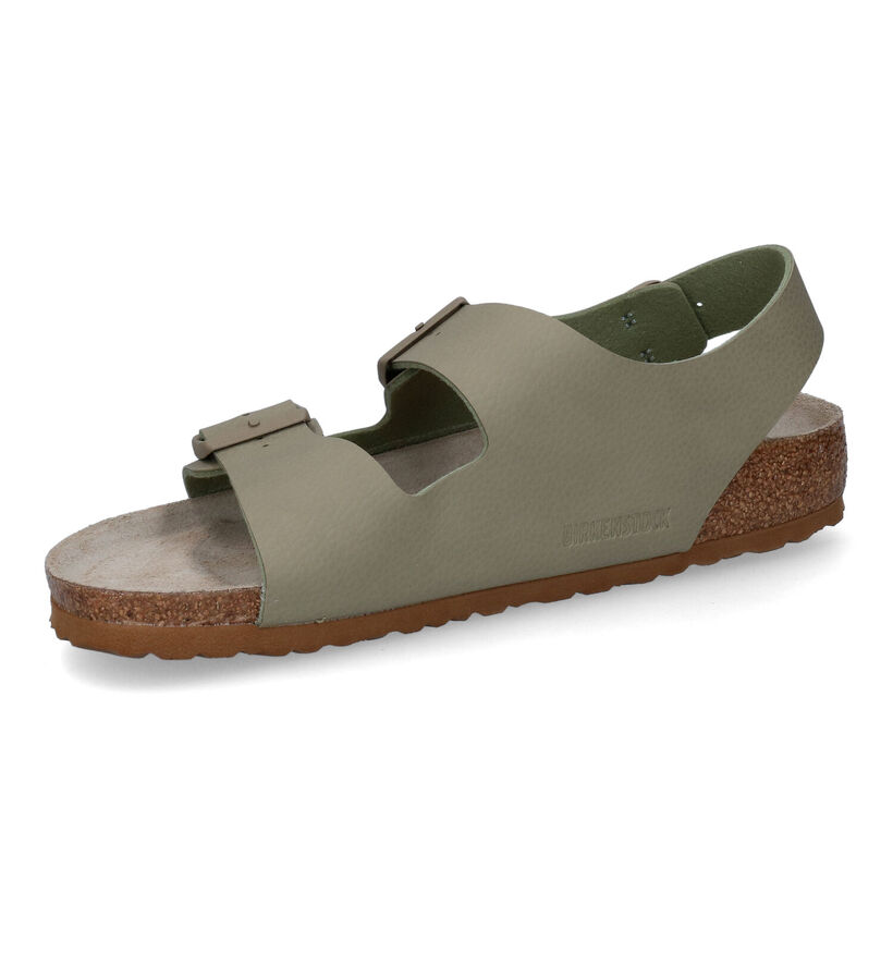 Birkenstock Milano Zwarte Sandalen in kunstleer (305410)