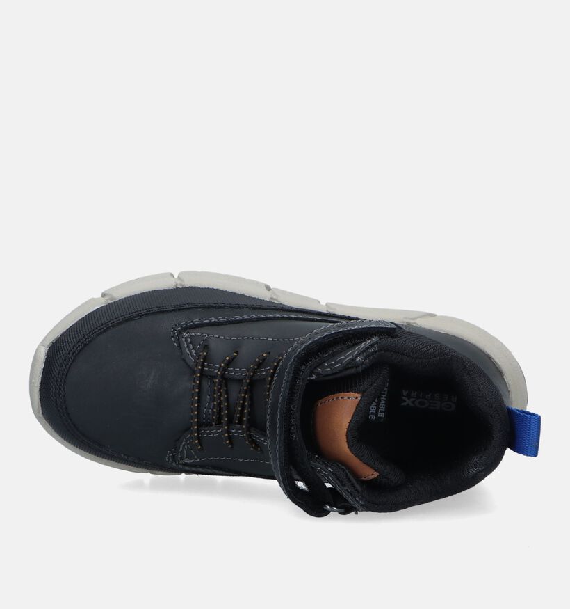 Geox Flexyper Zwarte Hoge Sneakers voor jongens (330088) - geschikt voor steunzolen
