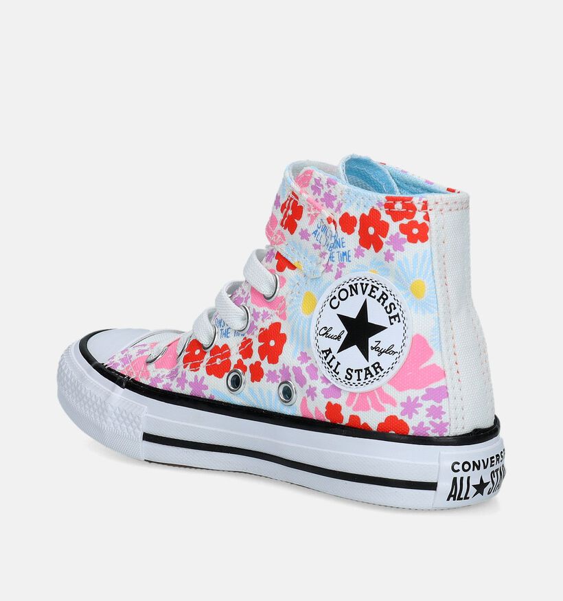 Converse Chuck Taylor All Star Strap Witte Sneakers voor meisjes (335821)