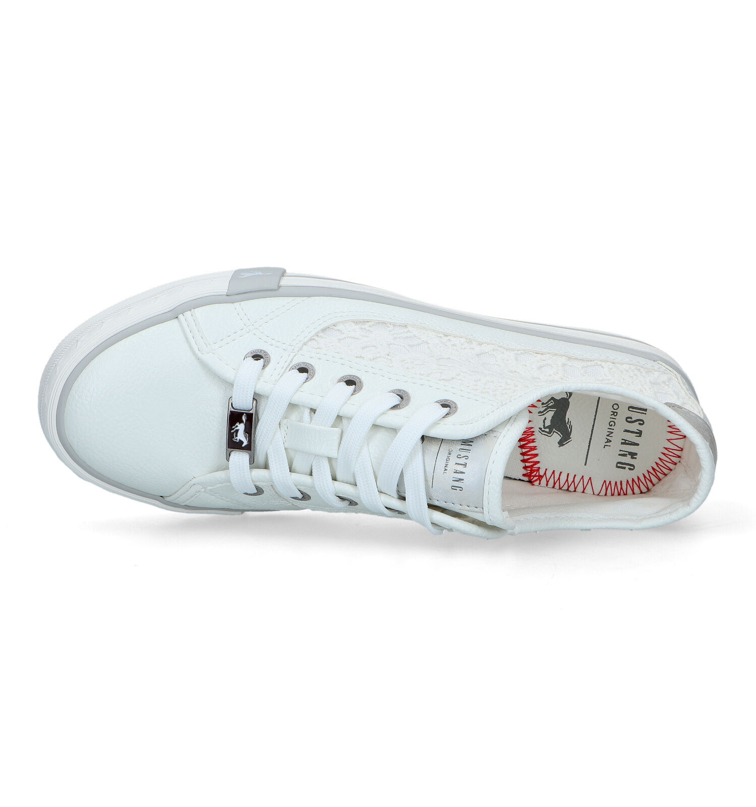 Mustang shop basket blanche