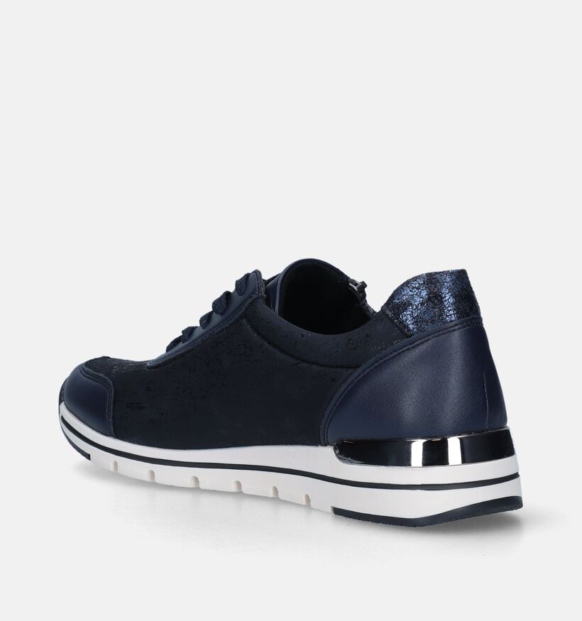 Remonte Blauwe Sneakers voor dames (344440) - geschikt voor steunzolen