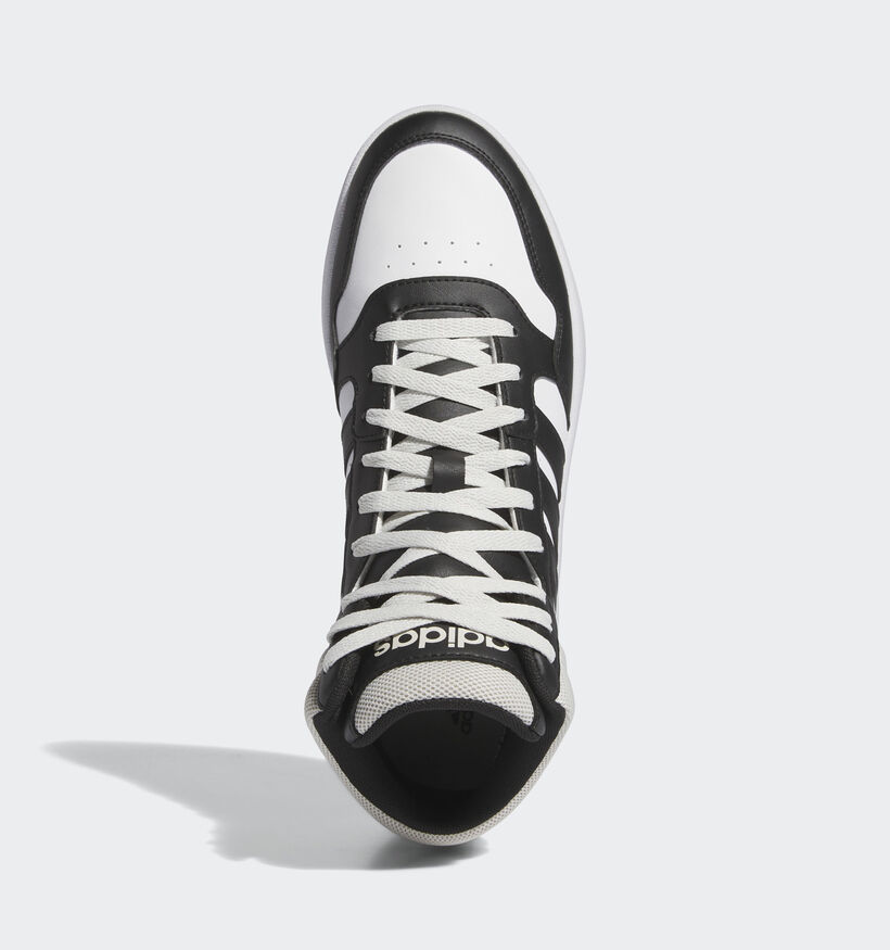 adidas Hoops 3.0 MID Baskets en Blanc pour femmes (349023) - pour semelles orthopédiques
