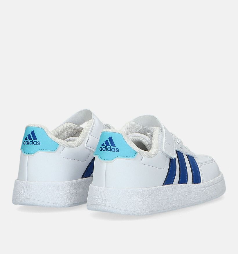 adidas Breaknet 2.0 EL Baskets en Blanc pour filles, garçons (326880) - pour semelles orthopédiques