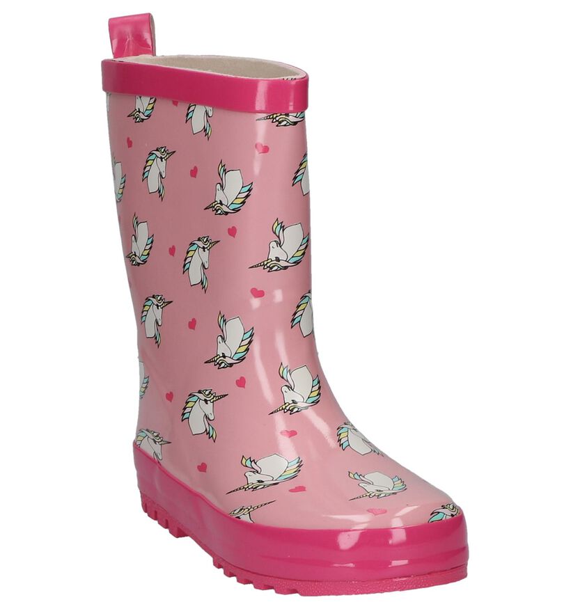Roze Regenlaarzen Dazzle voor meisjes (208722) - geschikt voor steunzolen