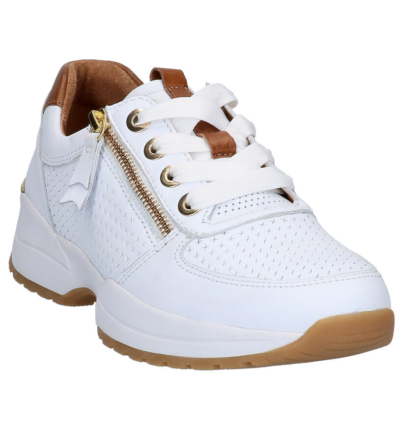 Gabor OptiFit Chaussures à lacets en Blanc en cuir (271685)