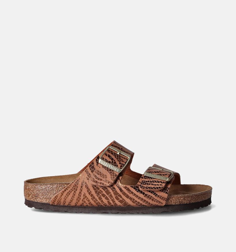 Birkenstock Arizona Synthetik Nu-pieds en Brun pour femmes (350850)