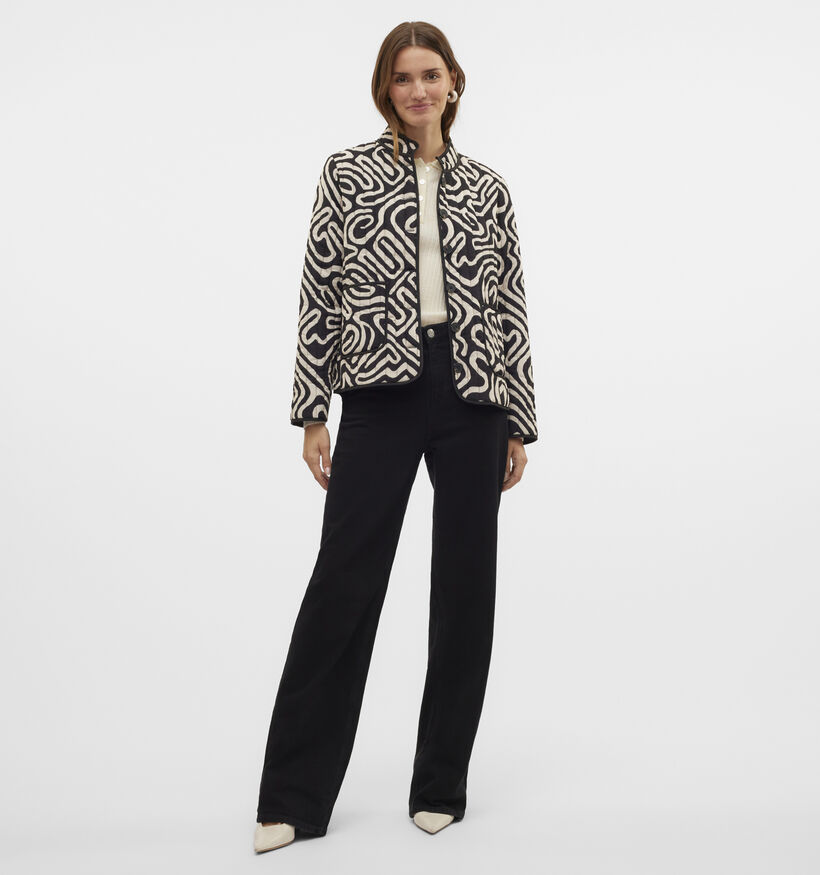 Vero Moda Vigdis Zwarte Korte jas voor dames (352141)