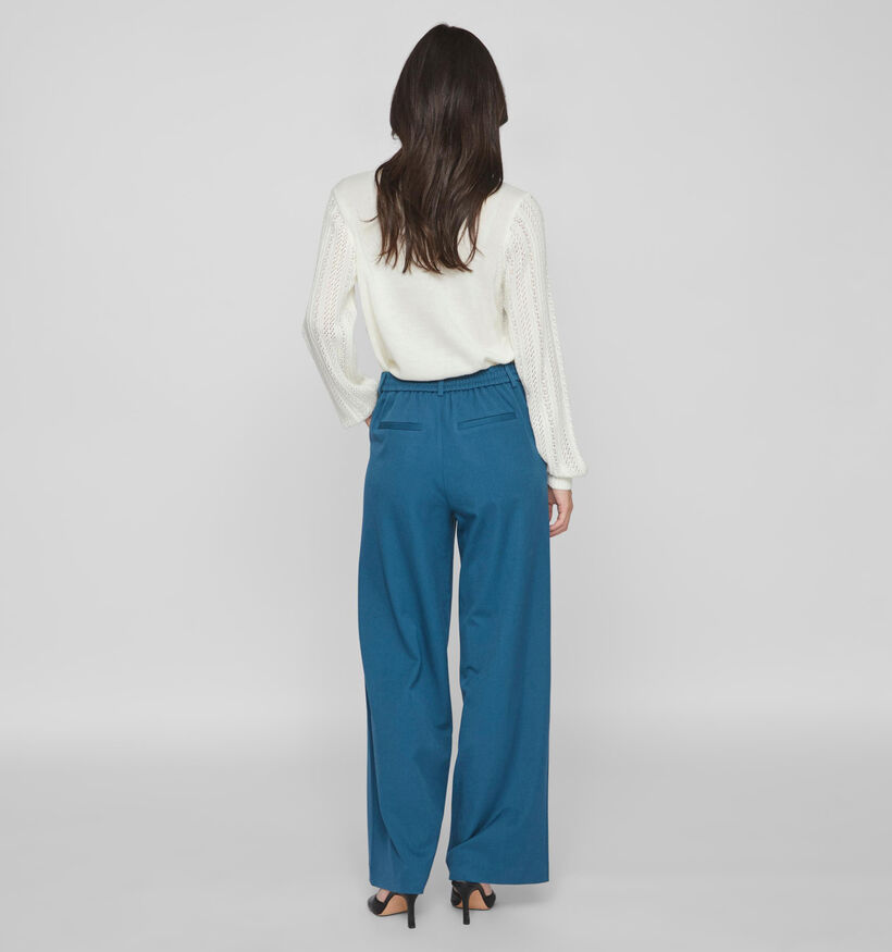 Vila Varone Pantalon large en Bleu pour femmes (328871)
